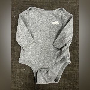 Roots baby onesie with snaps